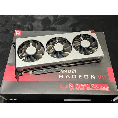 GPU XFX AMD RADEON VII 16GB HBM2 7nm, 1750 MHz Boost, 1801 MHz Peak, 3xDP 1xHDMI PCI-E 3, boîte d'origine