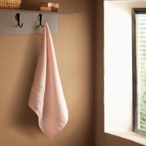 Serviette Visage Clarette - Rose - 50x80 Cm