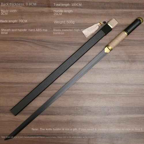 gaine de couteau en bois,accessoire d'entraînement pour tirer l'épée - Type K 100cm