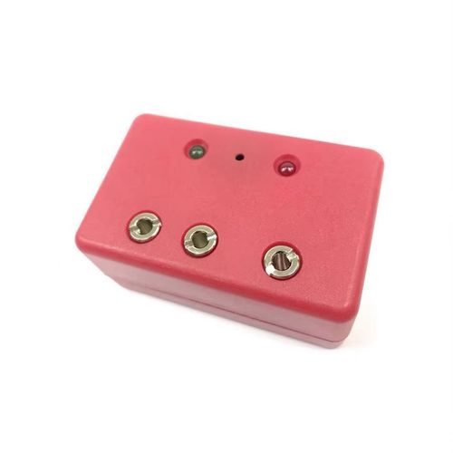 Testeur d'escrime de haute qualité,testeur d'épée,outil de réparation du plastique,Test rond conducteur 8x5x5 cm,testeur conducteur,engrenages d'encreur - Type Rouge