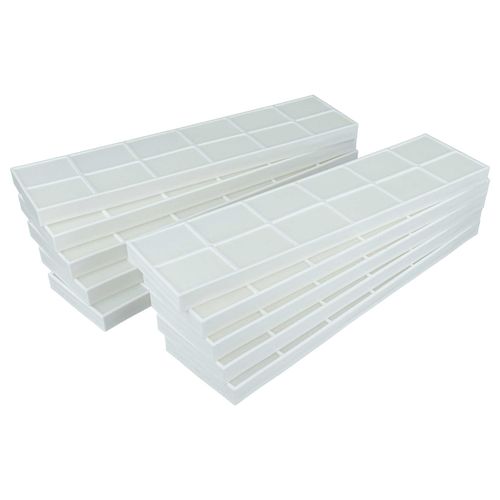 vhbw 10x Filtres à air G3 / ISO Coarse 30% remplacement pour Zehnder 990322100 pour ventilateur