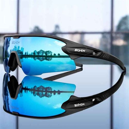 Scvcn Hommes En Plein Air Montagne Vélo Cyclisme Lunettes Femmes Sport Lunettes De Soleil Vtt Vélo De Route Cyclisme Lunettes Uv400 Randonnée Lunettes - Type Photochromic-4 Lens #G
