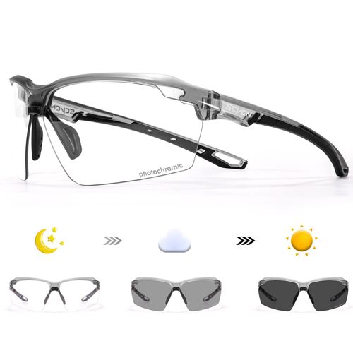 Scvcn Lunettes De Cyclisme Photochromiques Uv400 Sports De Plein Air Lunettes De Course Hommes Vtt Cyclisme Lunettes De Soleil Femmes Lunettes De Vélo De Route - Type Photochromic-No Nox #G