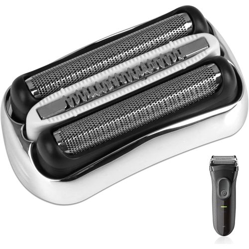 32s Tete De Rasoir Braun Serie 3, Tête De Rechange Pour Rasoir Electrique A Barbe Pour Hommes Pour Series 3 300s 301s 310s 3020s 3030s 3040s 3080s, Argent[Ras72350]