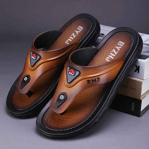 Pantoufles De Plage En Pvc Pour Homme,Chaussures Plates,Confortables,Bon Marché,Style Coréen,Haute Qualité,Mode 2024