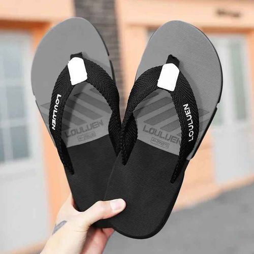 Tongs De Plage Épaisses Et Respirantes Pour Hommes,Pantoufles D'extérieur Décontractées,De Haute Qualité,Été