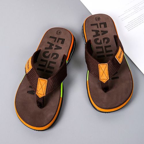 Tongs De Plage Vertes Pour Hommes,De Haute Qualité,Sandales D'extérieur,À La Mode