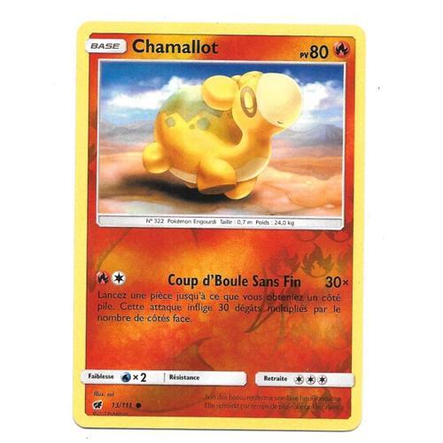 Carte Pokémon Chamallot Reverse 13/111 - Invasion Carmin (Vf)
