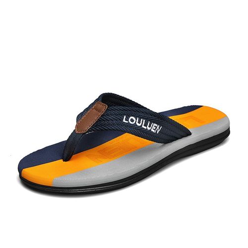 Tongs De Plage Légères Pour Hommes,Sandales Plates Confortables,Bon Marché