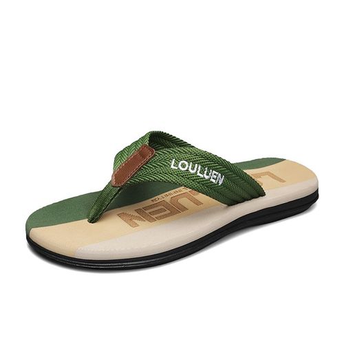 Tongs De Plage Légères Pour Hommes,Sandales Plates Confortables,Bon Marché