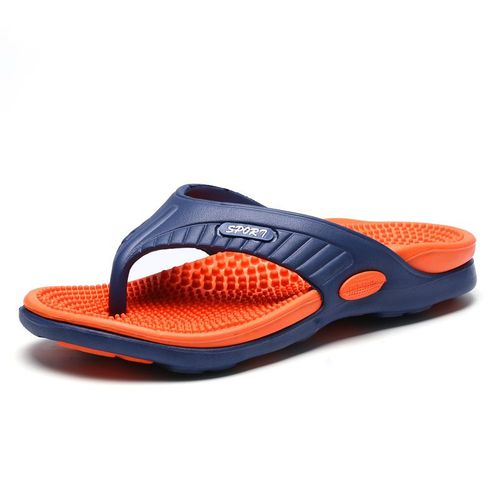 Oligpantoufles De Massage Rouges Pour Hommes,Tongs Confortables,Diapositives Décontractées,Pantoufles D'intérieur De Plage,Chaussures D'été Coordonnantes,Mode,Vente