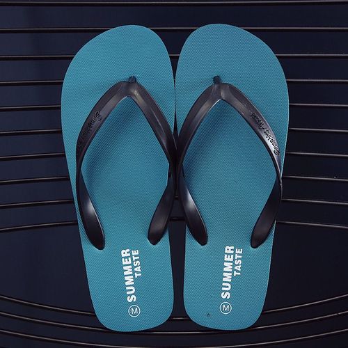 Pantoufles D'été Confortables Et Antidérapantes En Caoutchouc Souple Pour Hommes,Tongs Décontractées À Talons Plats,Pantoufles De Plage,2024