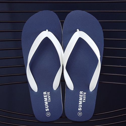 Pantoufles D'été Confortables Et Antidérapantes En Caoutchouc Souple Pour Hommes,Tongs Décontractées À Talons Plats,Pantoufles De Plage,2024