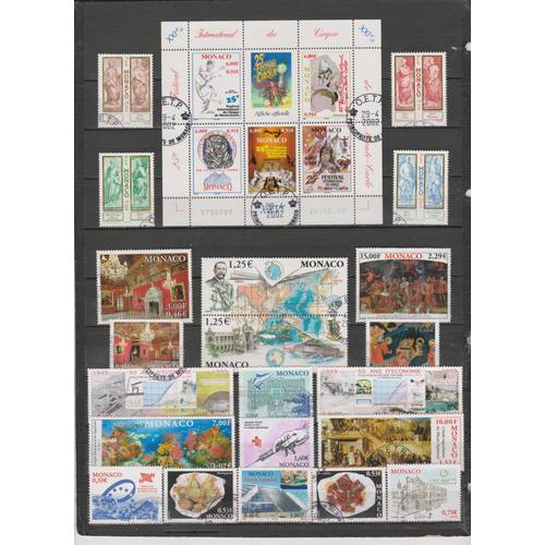 99 Timbres Monaco Obliteres & Neufs**&* + Sans Gomme De 571 À 2015 Cote : 132,25 €