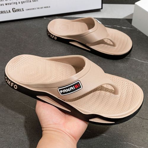 Pantoufles D'été À La Mode Pour Homme,Sandales D'nikanti-Ald,Anti-Odeur,Semelle Souple,Confortables,Tongs De Plage Extérieure