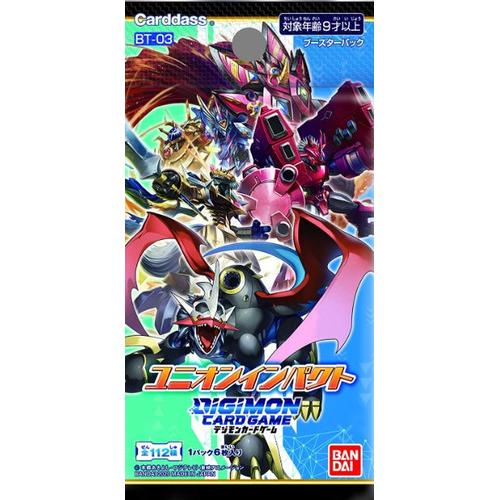 Booster Carddass Digimon Impact Union - Importation Japonaise
