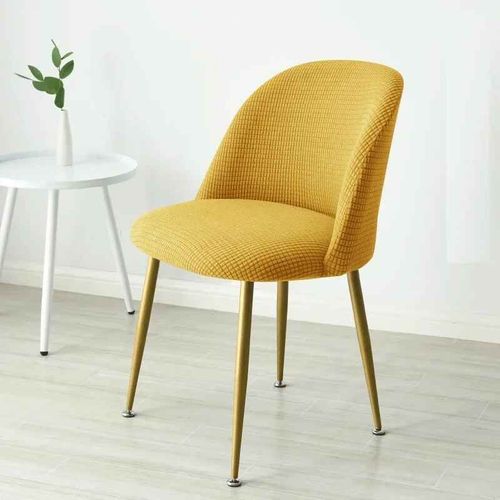 Juste De Chaise Incurvée Polar Smile,Housses De Chaise À Dossier Court Accent,Petite Chaise De Salle À Manger,Étui De Protection Pour Cuisine Et Hôtel,1pc - Type A6 Chair Cover-1pc