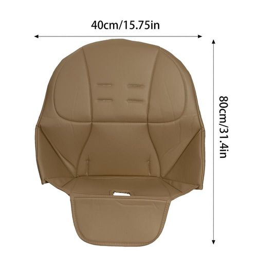 Housse De Siège De Chaise De Salle À Manger En Cuir Pu Pour Bébé,Housse De Siège De Salle À Manger Pour Enfant,Pour Peg Perego Tatamia - Type Khaki