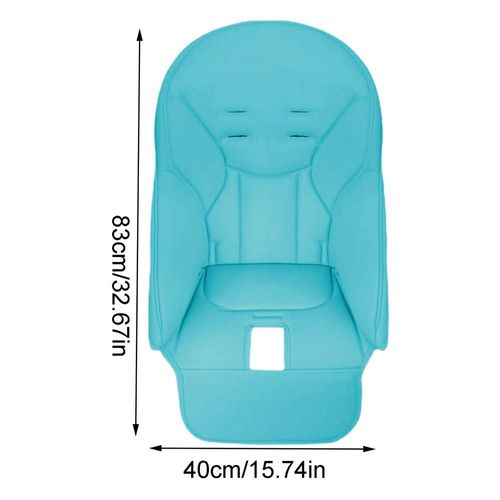 Housse de chaise de salle à manger en cuir PU pour bébé,housse de siège souple,confortable pour PegPerego Siesta Zero3 Baoneo Kosmic Jane - Type Blue