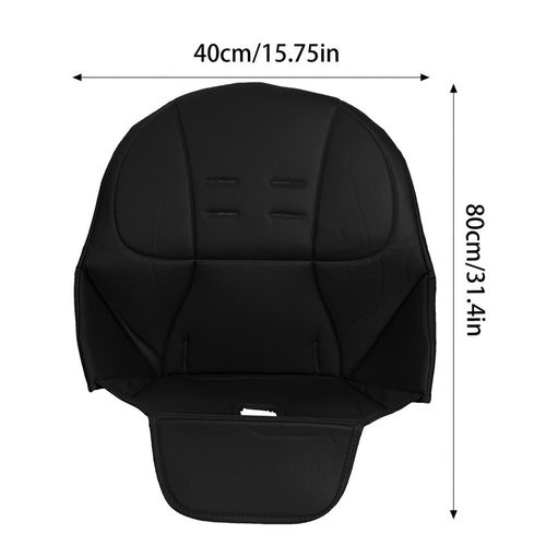 Housse De Siège De Chaise De Salle À Manger En Cuir Pu Pour Bébé,Housse De Siège De Salle À Manger Pour Enfant,Pour Peg Perego Tatamia - Type Black