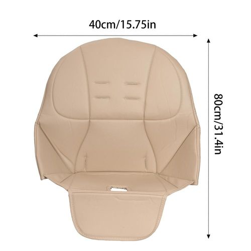 Housse De Siège De Chaise De Salle À Manger En Cuir Pu Pour Bébé,Housse De Siège De Salle À Manger Pour Enfant,Pour Peg Perego Tatamia - Type Beige