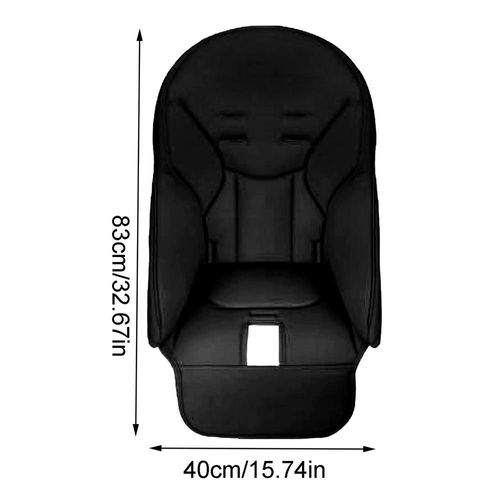 Housse De Chaise De Salle À Manger Portable En Cuir Pu Pour Bébé,Coussin Pour Pegperego Siesta Zero3 Baoneo Kosmic Jane - Type Black