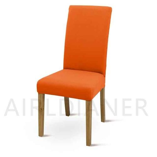 Housse De Chaise Élastique En Spandex Pour Salle À Manger,24 Couleurs Au Choix,Taille Universelle Pour Cuisine,Banquet De Mariage,1 Pièce - Type Orange-1pcs