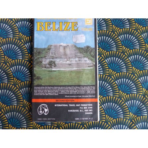 Traveller ' S Reference Map Of Belize / 1: 350 000