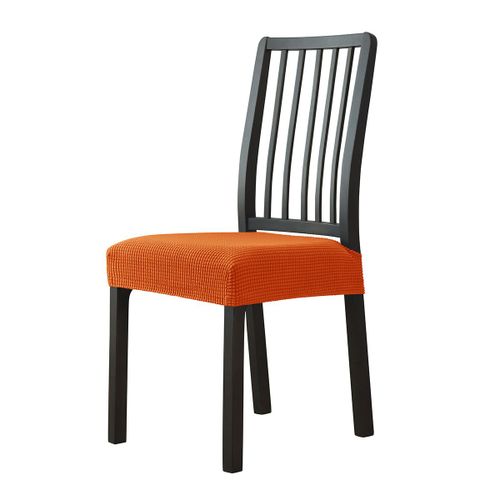 Housse De Chaise Imperméable En Spandex Jacquard,Coussin Réglable,Housse De Siège Rembourrée Pour Salle À Manger,2024 - Type Orange-1pcs Chair Cover
