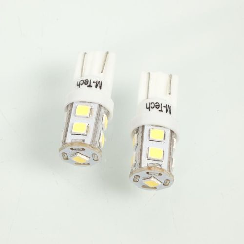 Ampoule Led M-Tech Pour Auto 12v 0.72w W2.1x9.5d T10 W5w Neuf
