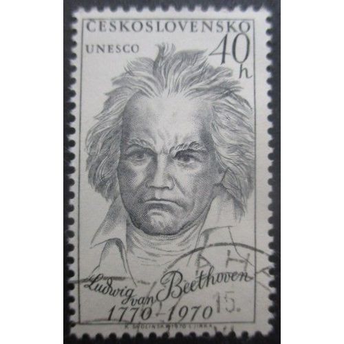 Tchecoslovaquie N°1766 Beethoven Oblitéré