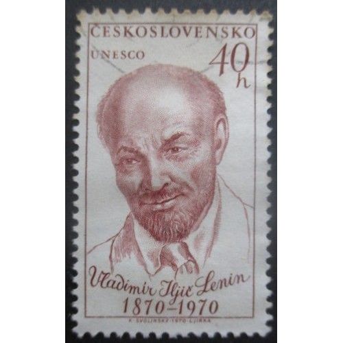 Tchecoslovaquie N°1770 Lénine Oblitéré