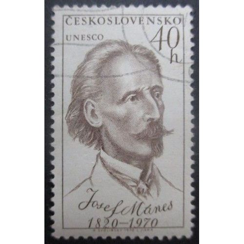Tchecoslovaquie N°1771 Josef Manes Oblitéré