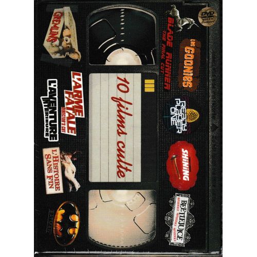 10 Films Cultes: Ready Player One-Batman-Beetlejuice-L Aventure Intérieure-L Arme Fatale-Les Goonies-Gremlins-L Histoire Sans Fin-Blade Runner-Shining. Coffret Collector 10 Dvd New (P)2018®Warner Bros