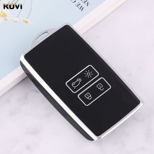 Tpu Voiture Télécommande Clé Housse Coque Pour Renault Koleos Captur Megane Clio Scénique Talisman Arkana Pour Dacia Sandero Carte Fob - Type Black #A