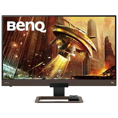 BenQ EX2780Q - Écran LCD - 2560 x 1440 WQHD @ 144 Hz - IPS - 350 cd/m² - 1000:1 - DisplayHDR 400 - 5 ms - 2xHDMI, DisplayPort, USB-C - haut-parleurs - marron métallisé
