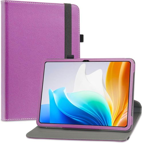 Pour Oppo Pad Neo,Slim Pu Cuir Etui Et Pliable Stand Folio Coque Couverture Pour Oneplus Pad Go/Oppo Pad Neo Tablette 11.4 Pouces,Violet