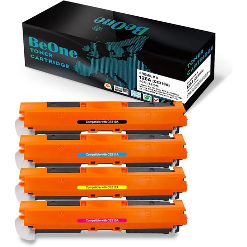4X 126A Ce310A 130A Cf350A Cartouches De Toner Compatibles Pour Hp Laserjet Pro 100 Color Mfp M175 M175A M175Nw M176 M176Fn M177 M177Fw M275 M275Nw Mfp Cp1020 Cp1025 Cp1025Nw[TOU710379]