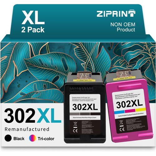 302Xl Cartouches D'Encre Remplacement Pour Cartouche Hp 302 Xl Noir Et Couleur Pour Hp Deskjet 3630 3639 Officejet 3831 5230 Hp Envy 4520 4525[TOU710046]