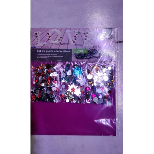 Set De Pierres Décoratives 700 Pièces Crelando