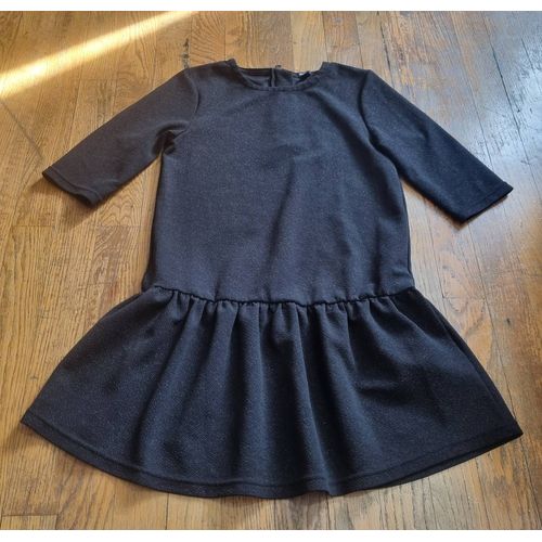 Robe Kiabi Hiver Fille Noir Pailleté Taille 10 Ans