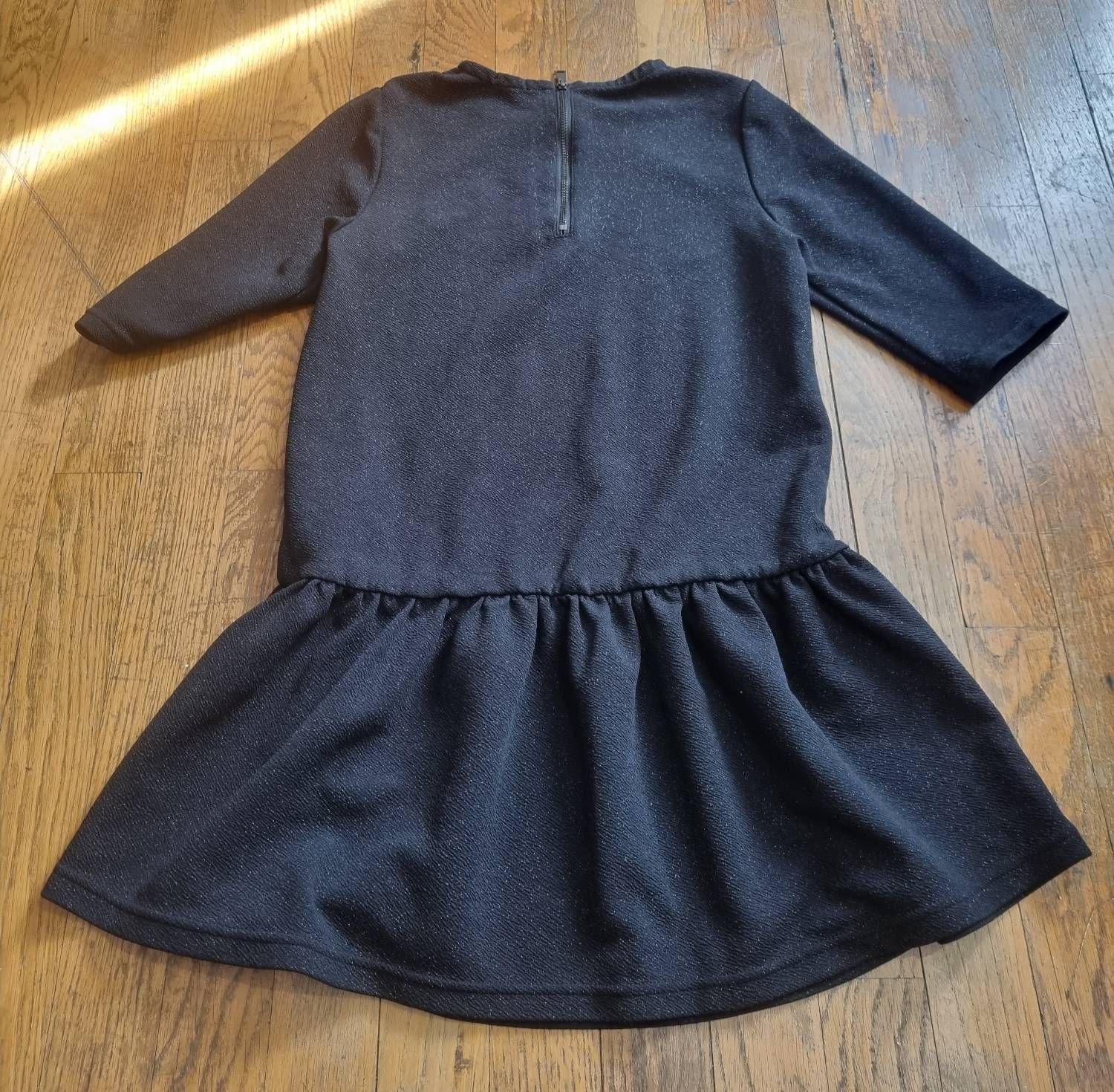 robe kiabi hiver fille noir paillet taille 10 ans Rakuten