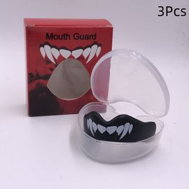 3pcs Protege Dents Sport,Avec Boîte De Rangement, Pour Boxe, Mma,Judo, Karaté,Rugby, Hockey,Football,Basket-Ball,Sports,Noir