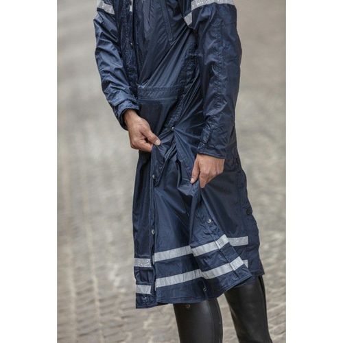 Imperméable Equithème "Ridercoat" - Couleur : Noir, Taille : L, Pour Cavalier, Équitation Cheval