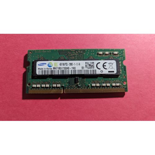 Mémoire 4G Samsung pour pc portable
