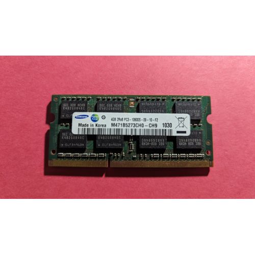 Mémoire 4GB Samsung pour pc portable