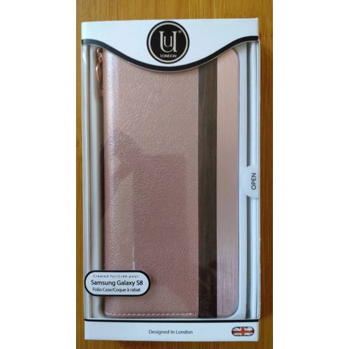 Samsung Galaxy S8 Coque À Rabat Rose Perle
