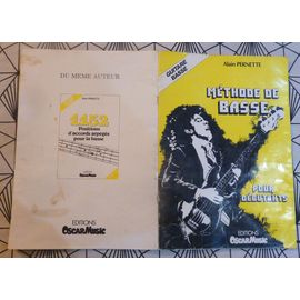 Méthode De Basse Pour Débutants De Alain Pernette, Des Éditions Oscarmusic De 1986