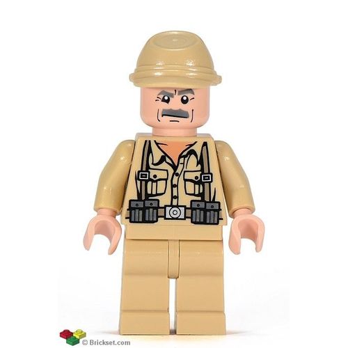 Lego Indiana Jones Raiders of the Lost Ark Les Aventuriers de l'arche perdue German Soldier 4 Soldat allemand iaj004 du set 7622