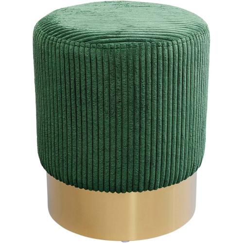 Tabouret Cherry Cord Vert Et Laiton Kare Design